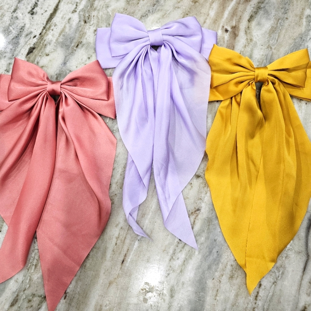 NEW Set of 3 Princess Style Hair Bows